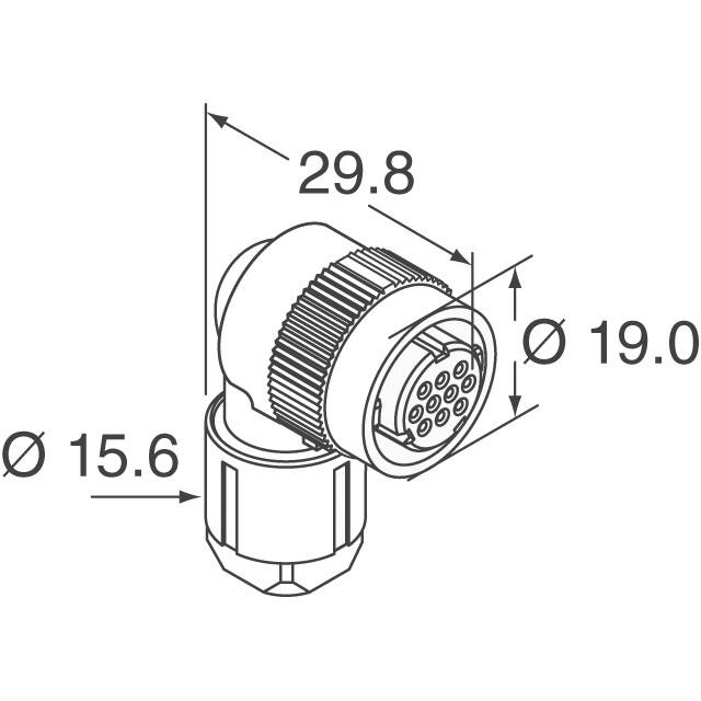 JN1FS10SLK JAE Electronics  Boîtiers de connecteurs circulaires